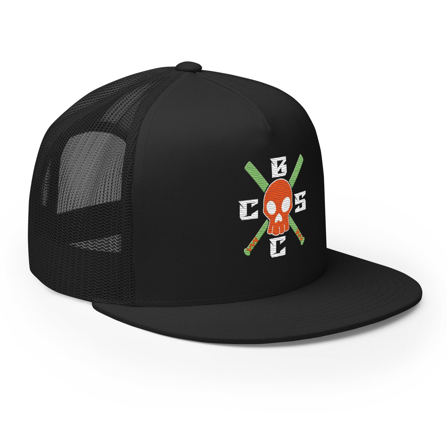 "CSBC SKULL" Logo Trucker Cap