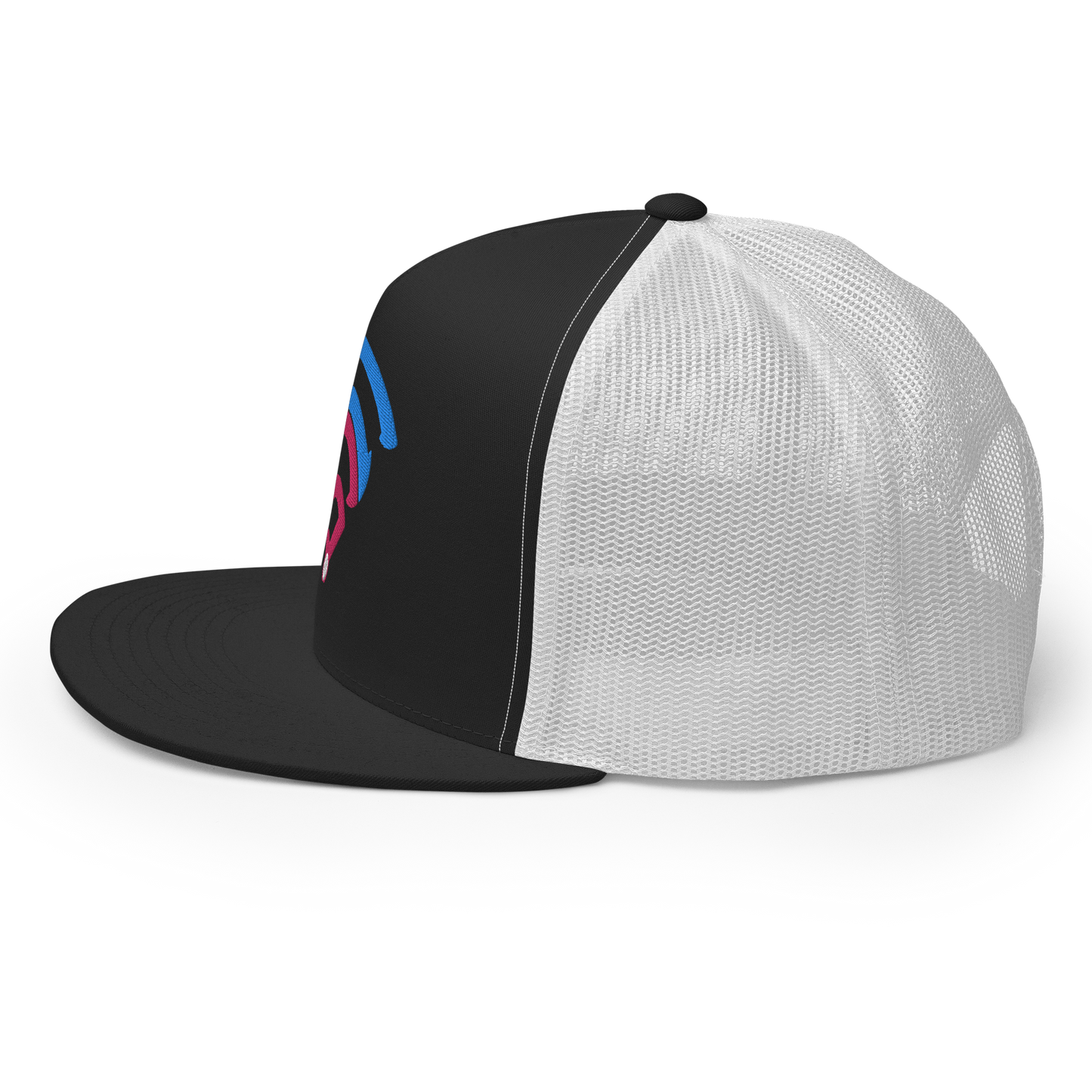 Trucker Cap (Pink/Blue Logo)