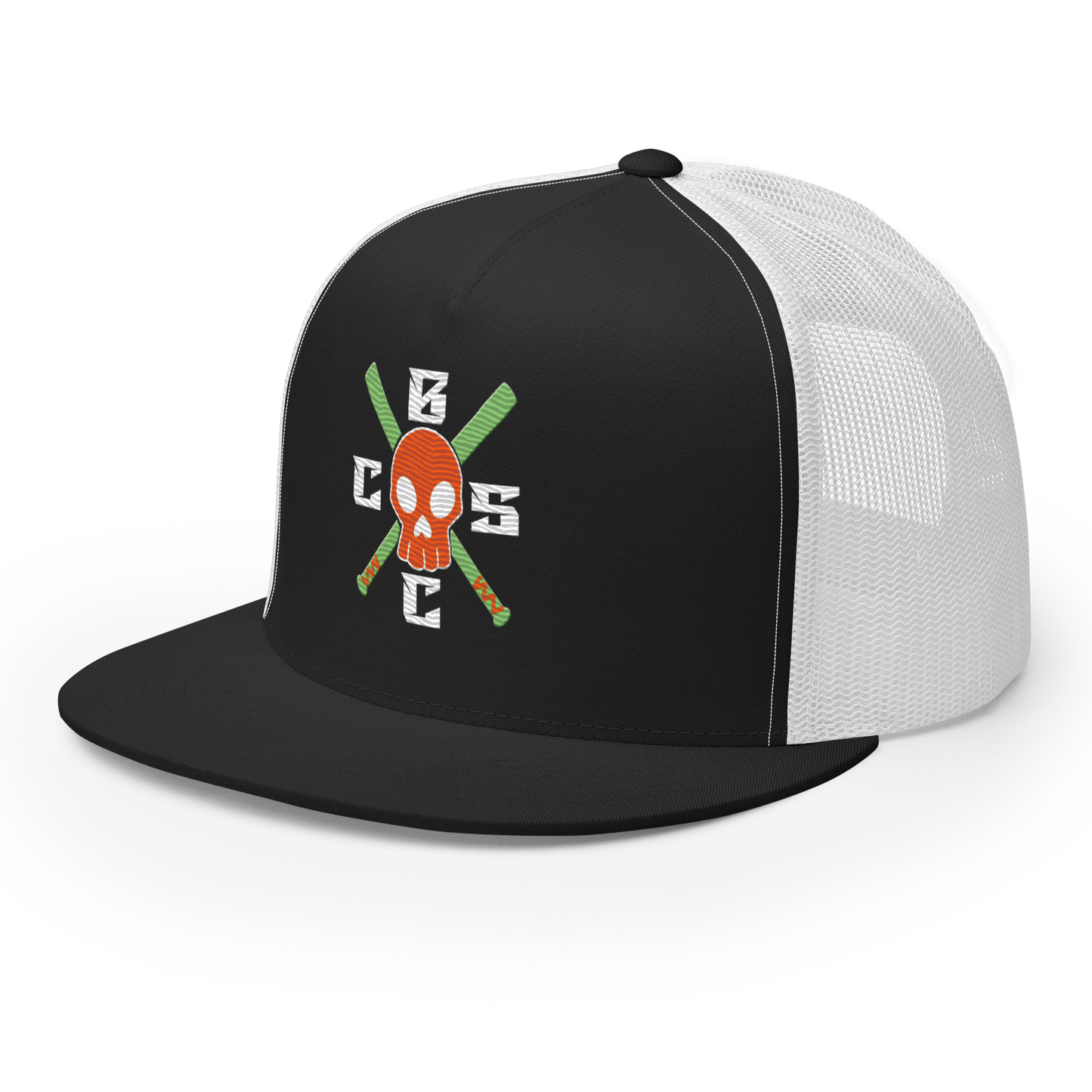 "CSBC SKULL" Logo Trucker Cap