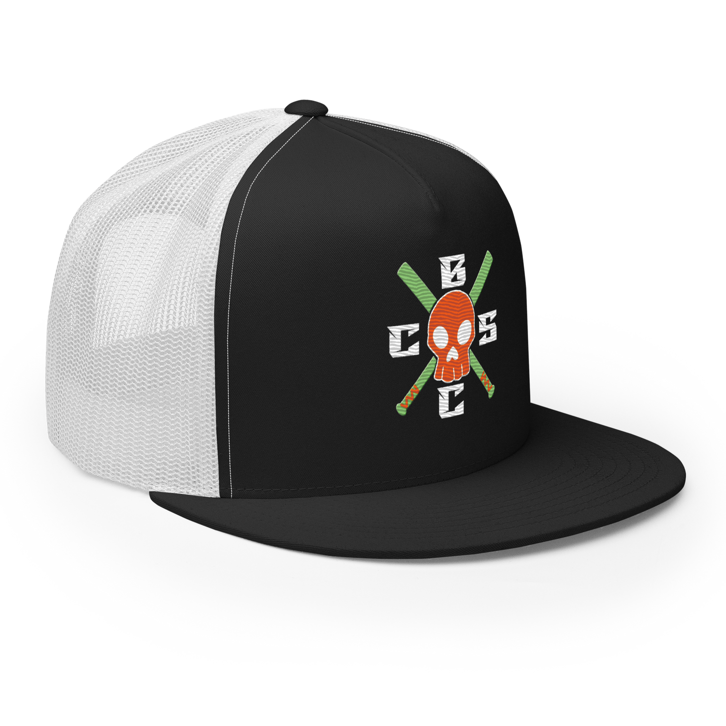 "CSBC SKULL" Logo Trucker Cap
