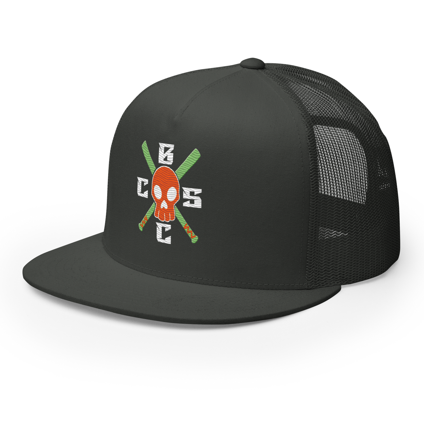 "CSBC SKULL" Logo Trucker Cap