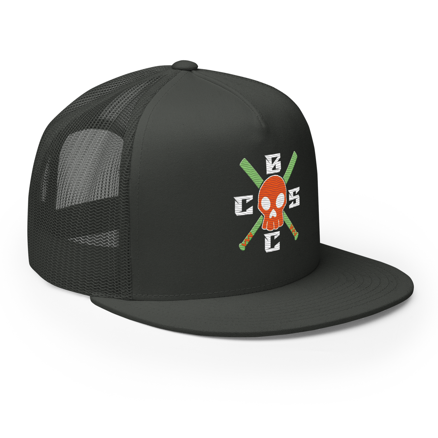 "CSBC SKULL" Logo Trucker Cap