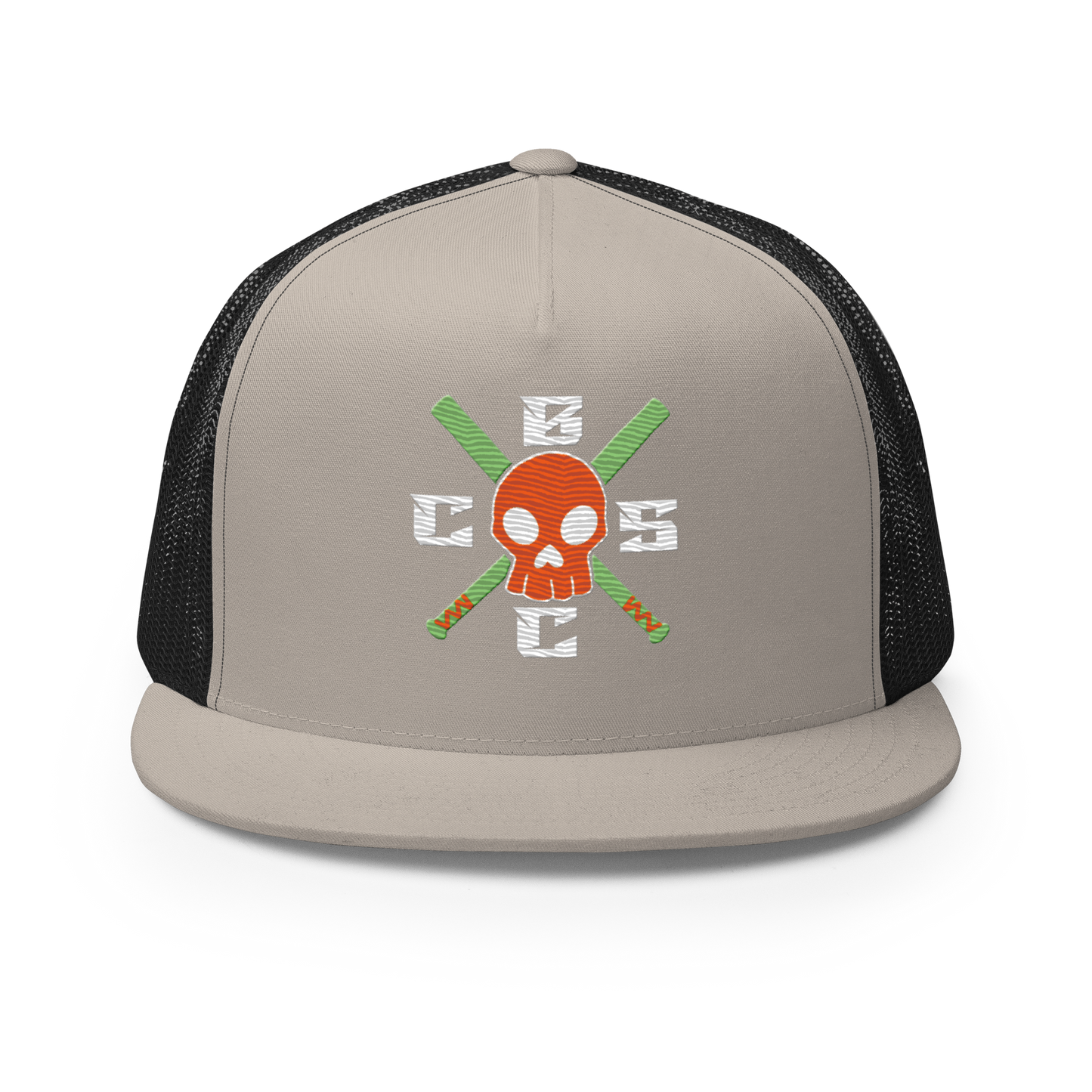 "CSBC SKULL" Logo Trucker Cap