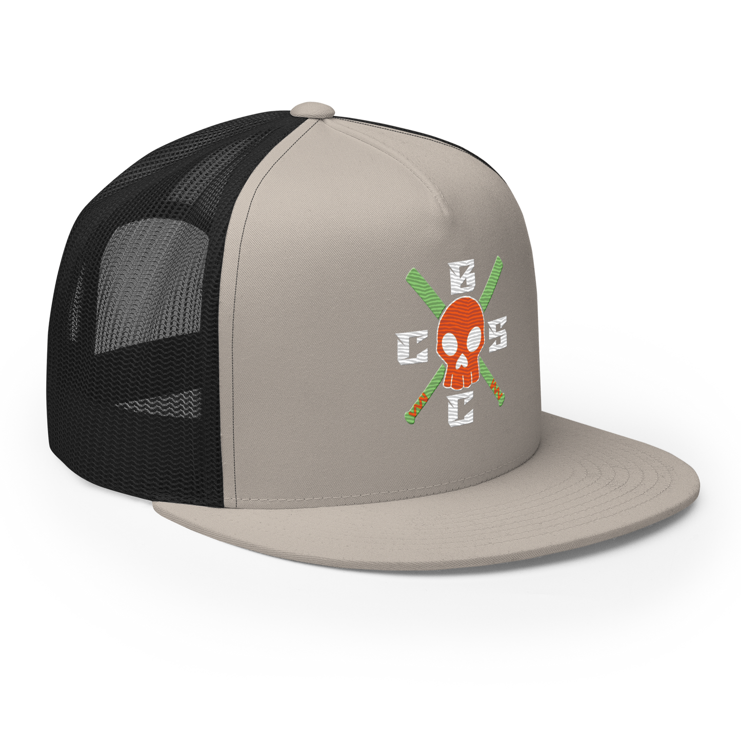 "CSBC SKULL" Logo Trucker Cap