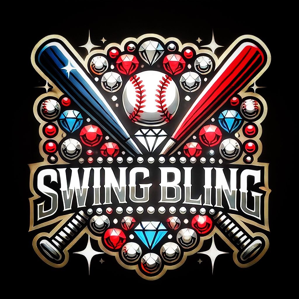 "ICE BLUE/WHITE" - Swing Bling Necklace