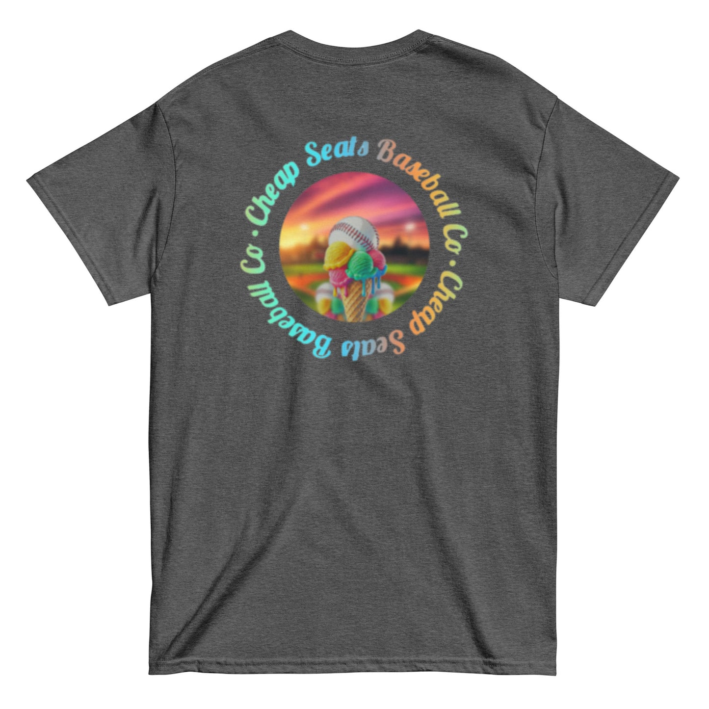 “Sherbet” Baseball - Adult Gildan T-Shirt