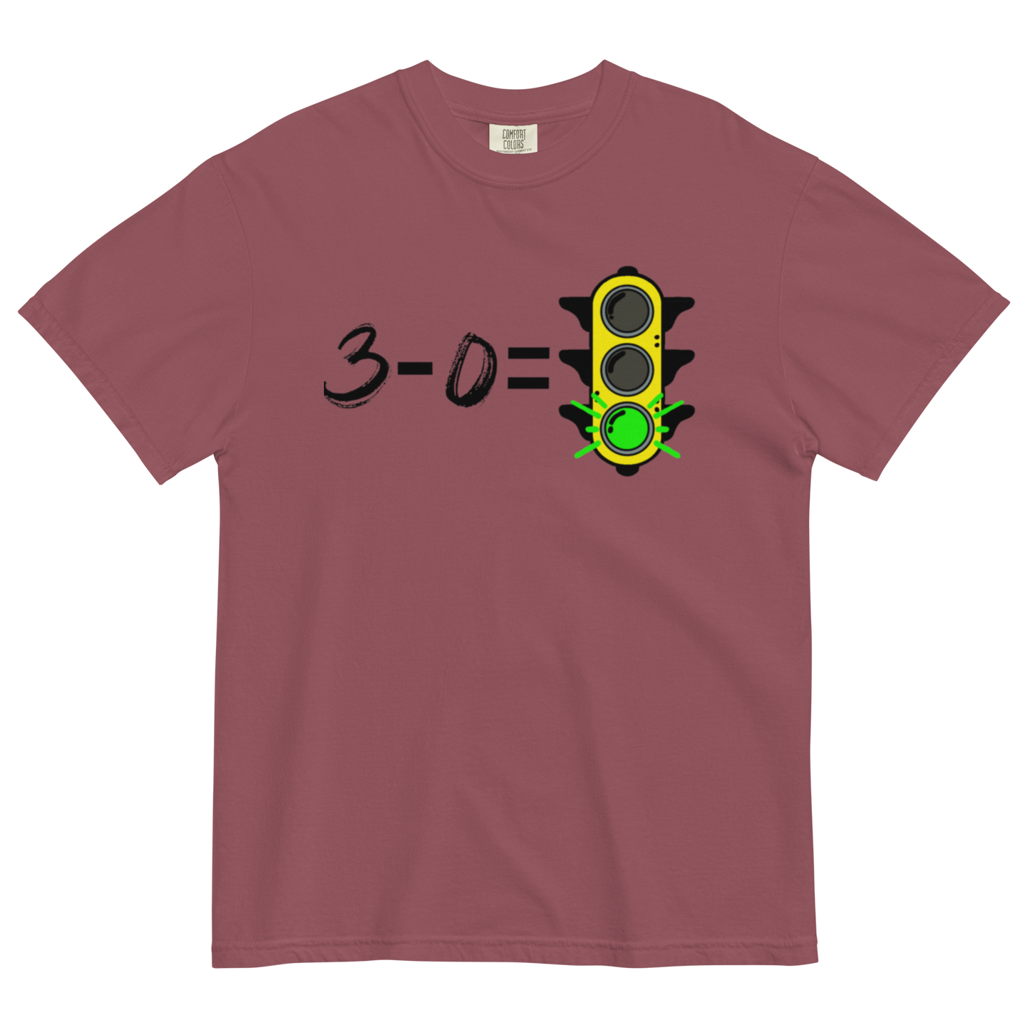 “3-0 Greenlight” Adult T-Shirt