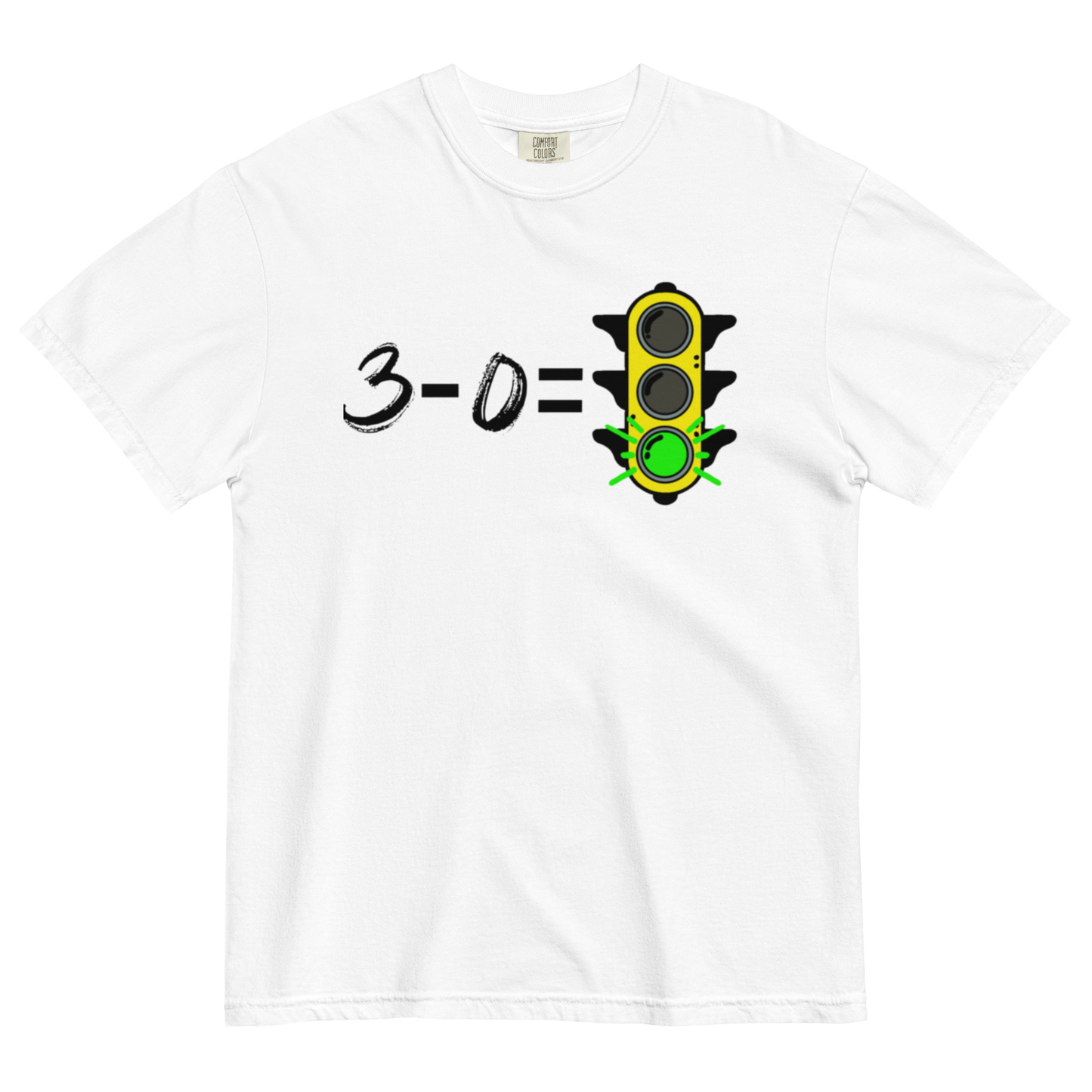 “3-0 Greenlight” Adult T-Shirt