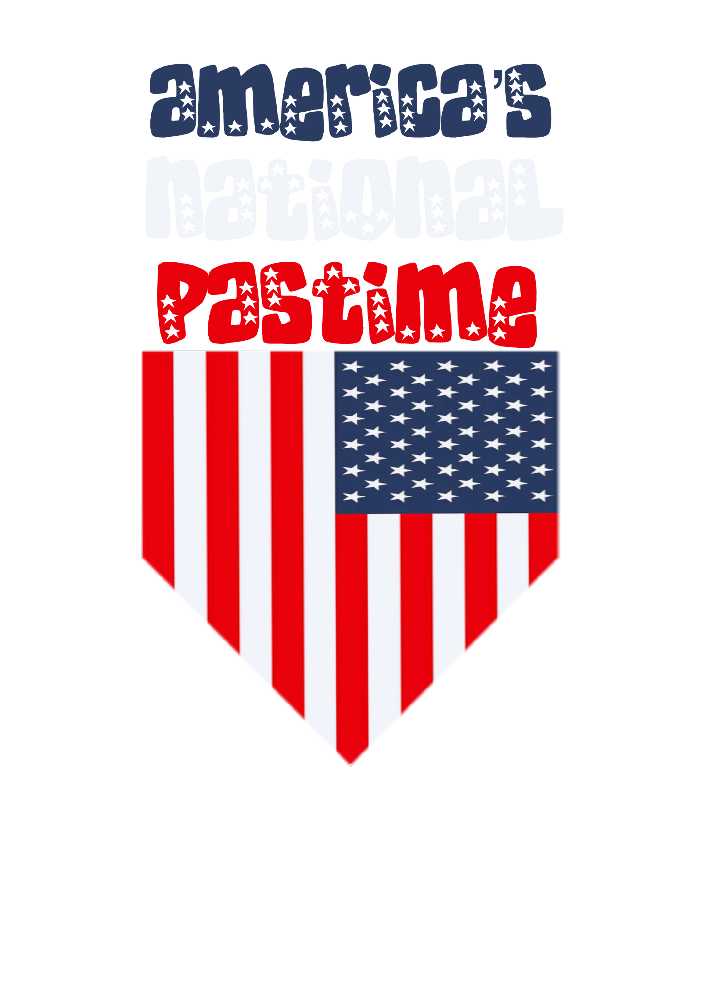 "America's National Pastime" Comfort Colors Adult T-Shirt