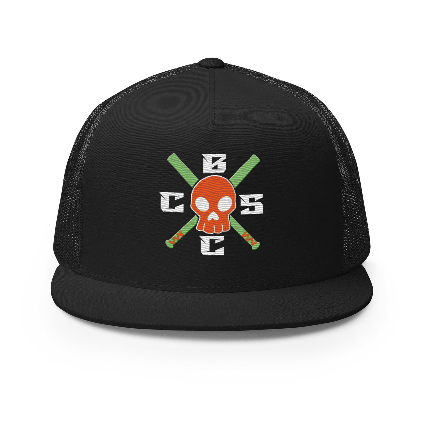 "CSBC SKULL" Logo Trucker Cap