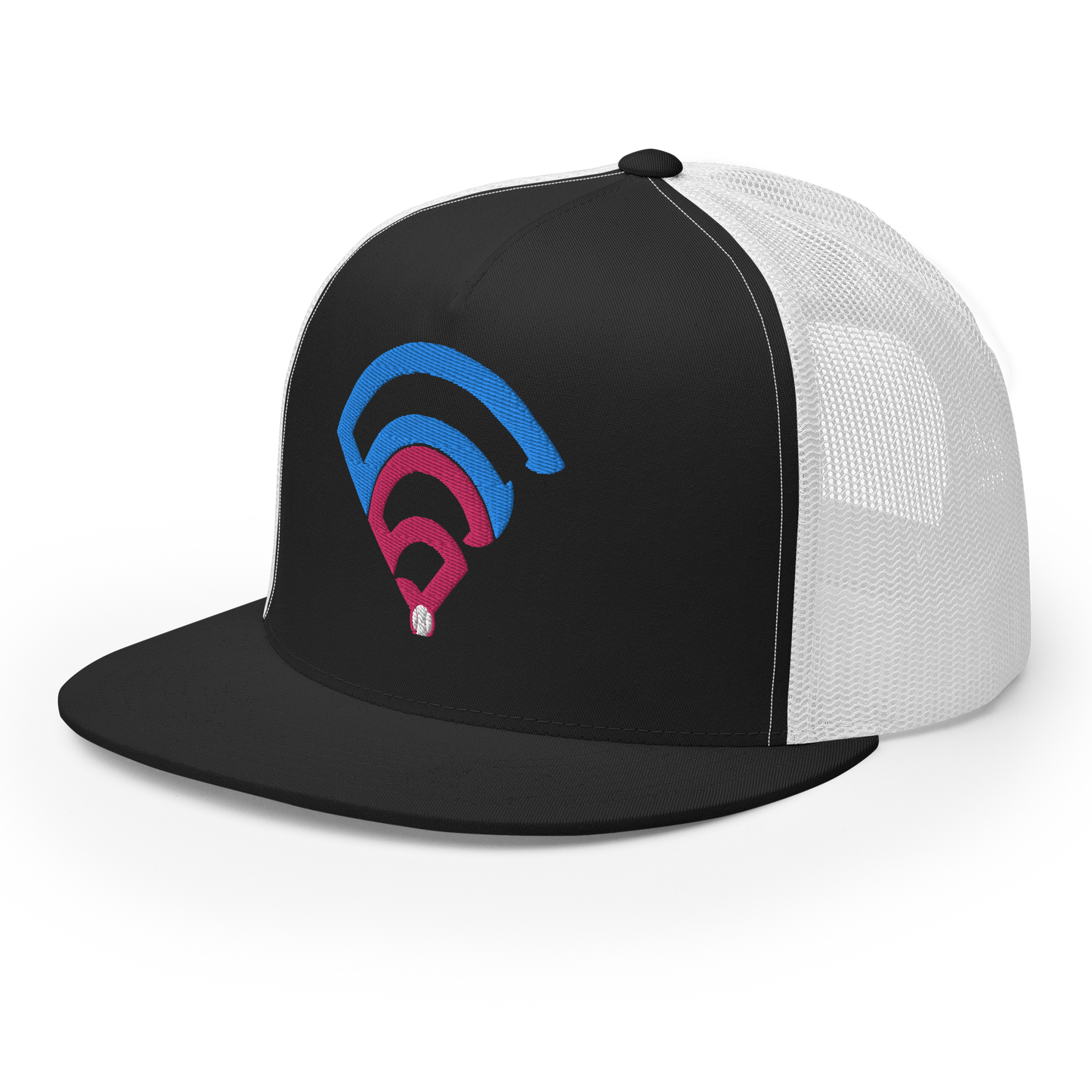 Trucker Cap (Pink/Blue Logo)