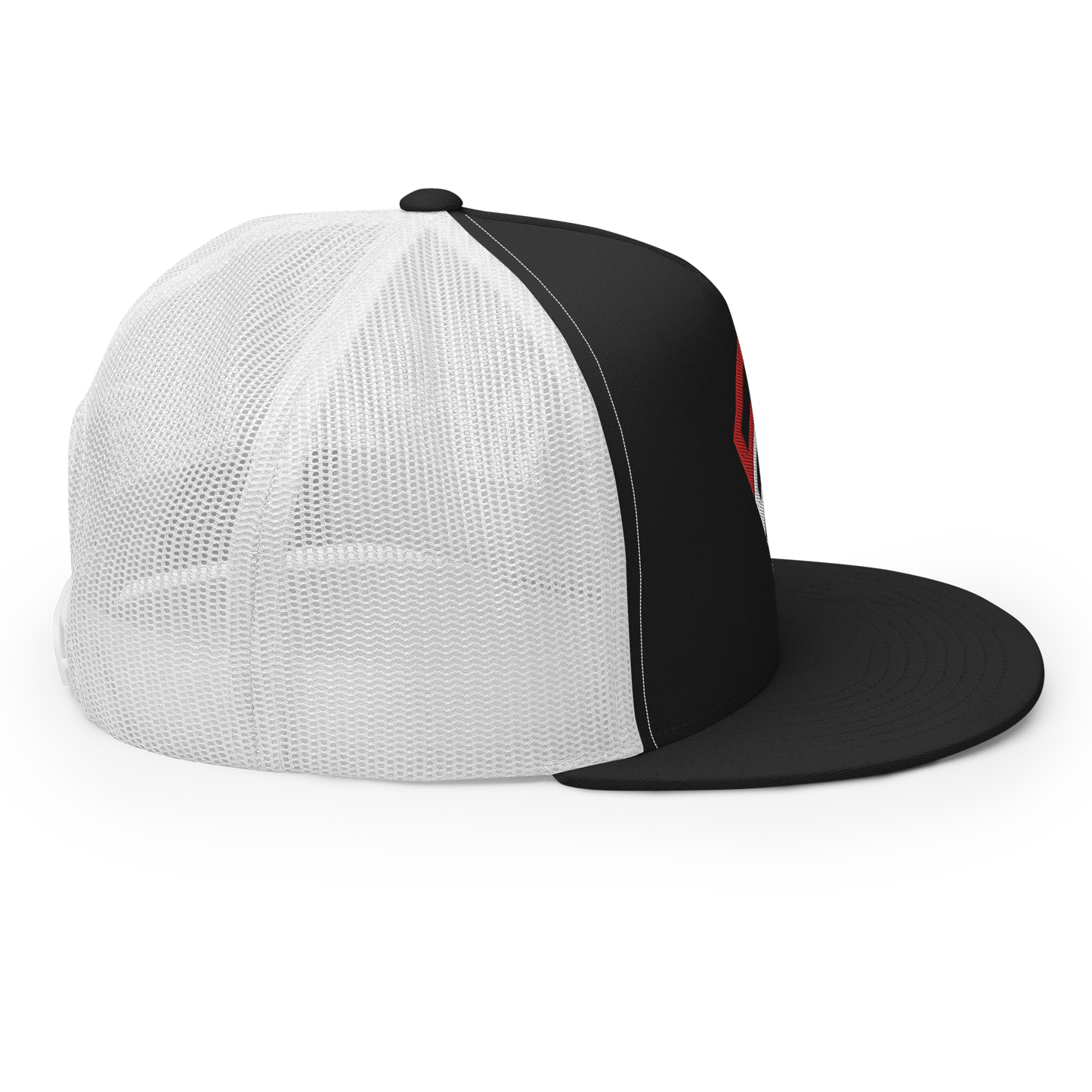 Trucker Cap (Red/White Logo)