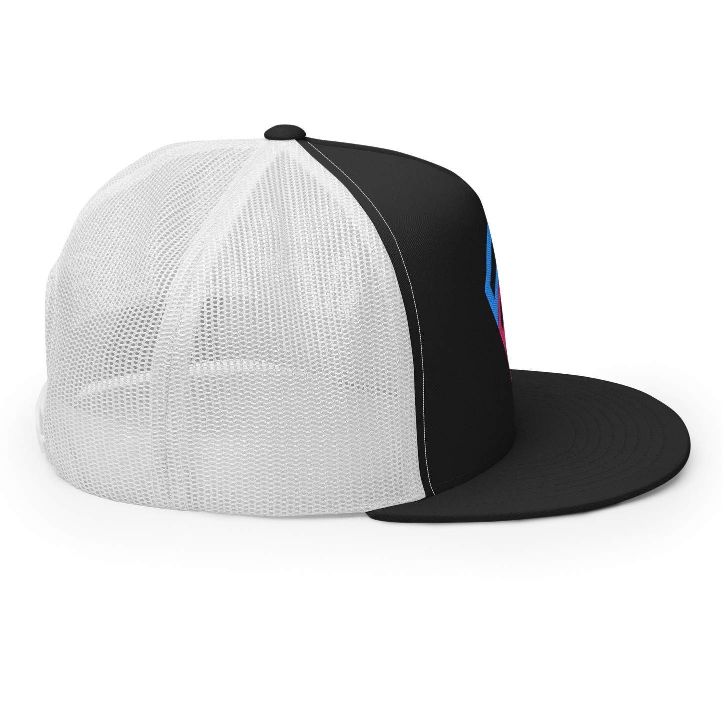 Trucker Cap (Pink/Blue Logo)