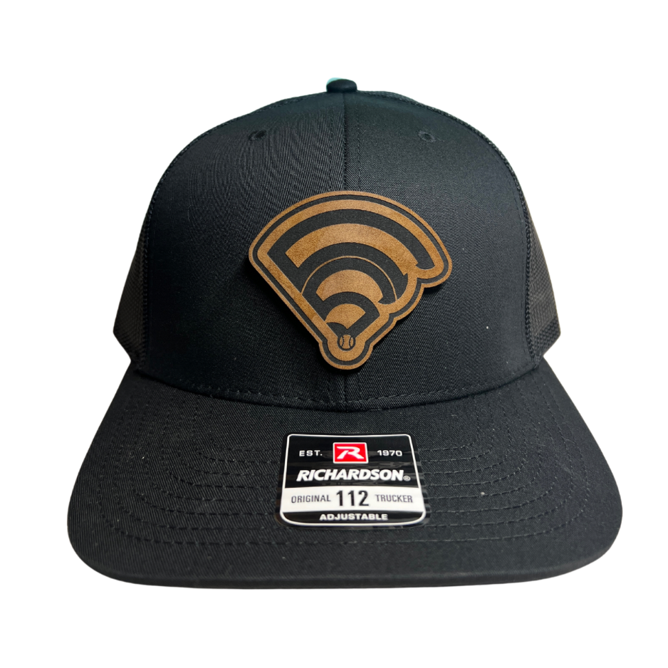 Cheap Seats Baseball Co. Flagship Logo - Leather Patch Hat