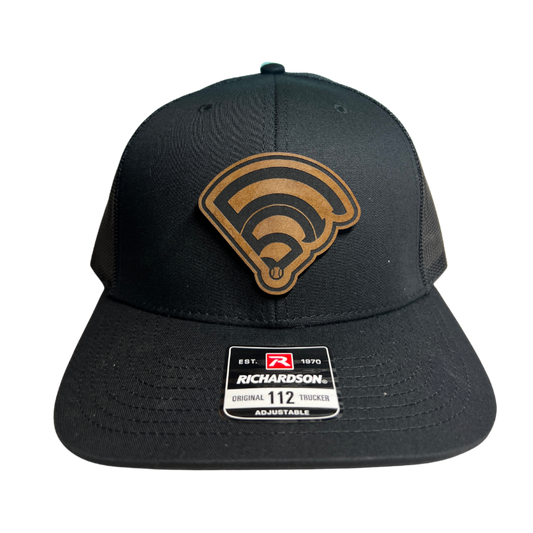 Cheap Seats Baseball Co. Flagship Logo - Leather Patch Hat