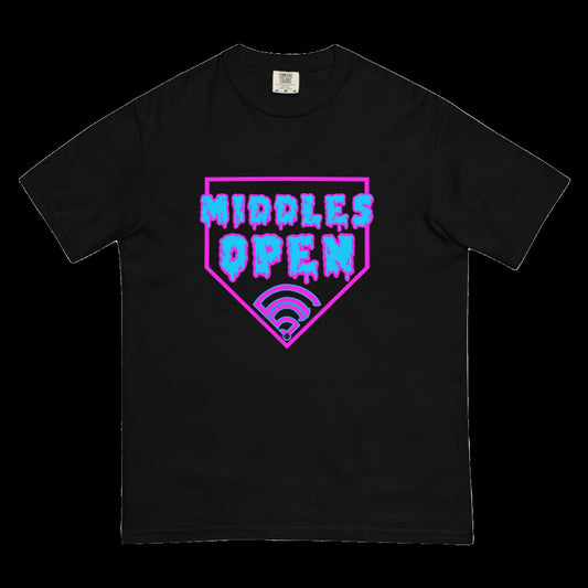 “Middles Open” Cotton Candy Comfort Colors T-Shirt