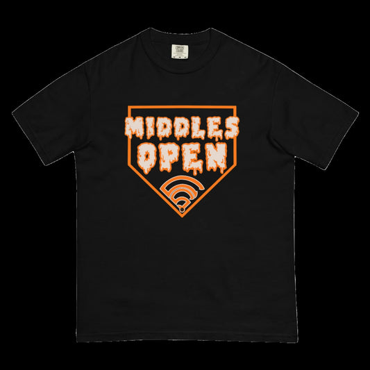 “Middles Open” Creamsicle Comfort Colors T-Shirt