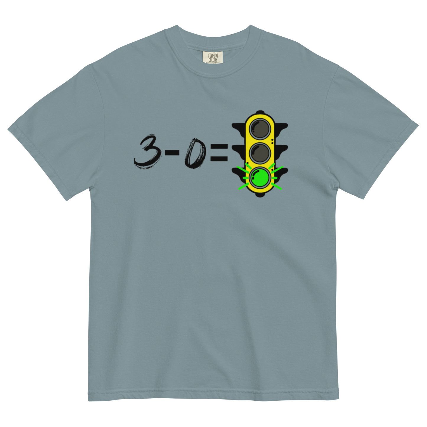 “3-0 Greenlight” Adult T-Shirt