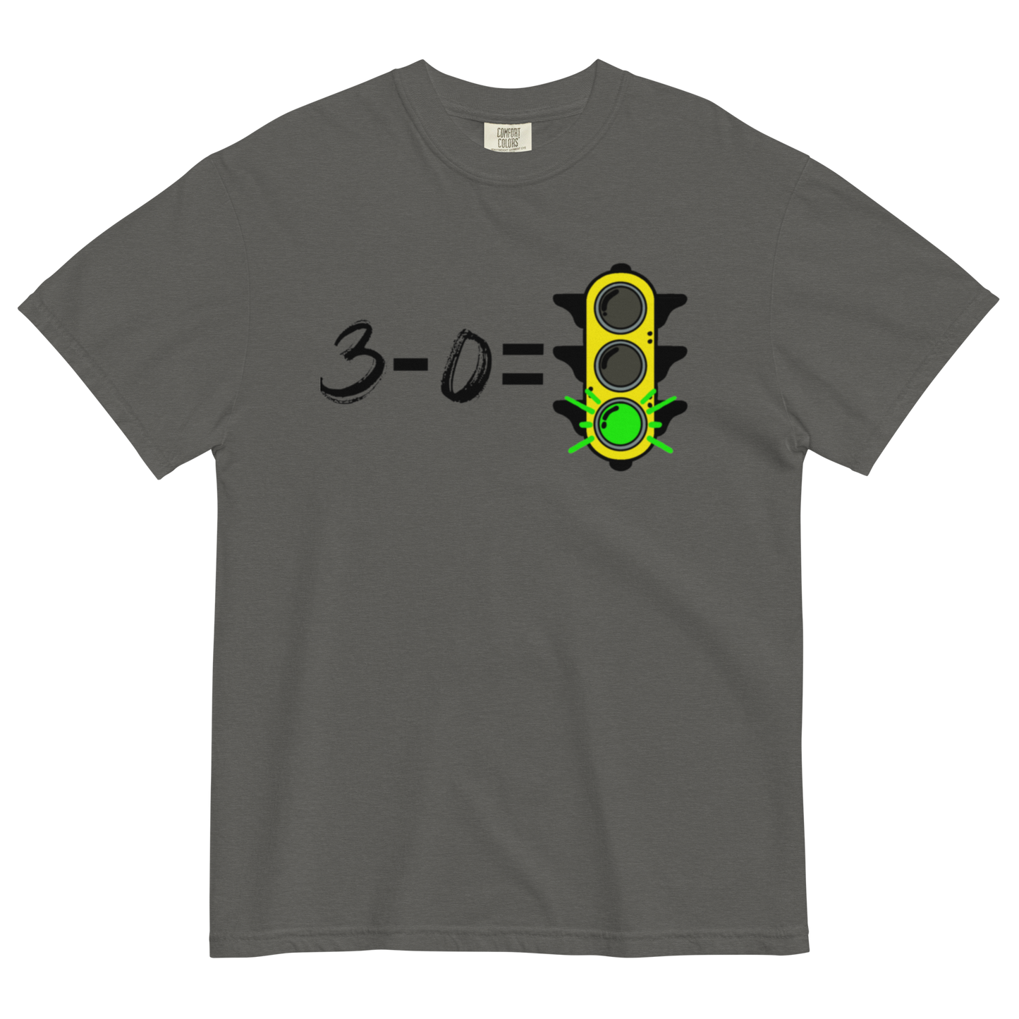 “3-0 Greenlight” Adult T-Shirt