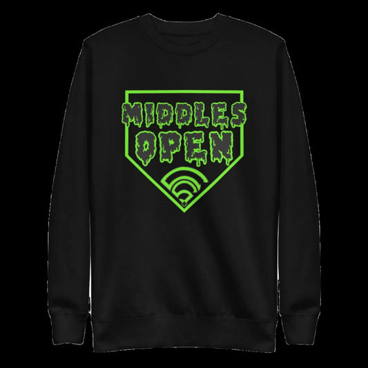 “Middles Open” Adult Sweatshirt