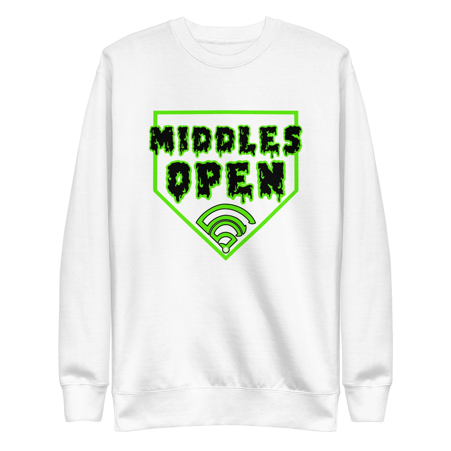 “Middles Open” Adult Sweatshirt