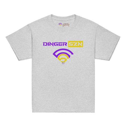 Dinger SZN (Purple/Gold) Youth T-Shirt